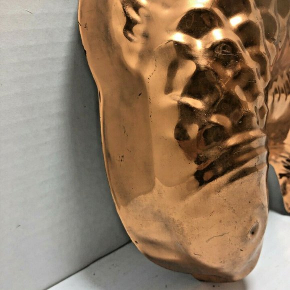 Copper Mold Flying Fish Curved Fish  Made In Korea  Wall Hanging Decor Vintage - Picture 5 of 11